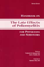 image of cover of handbook on the late effects of poliomyelitis