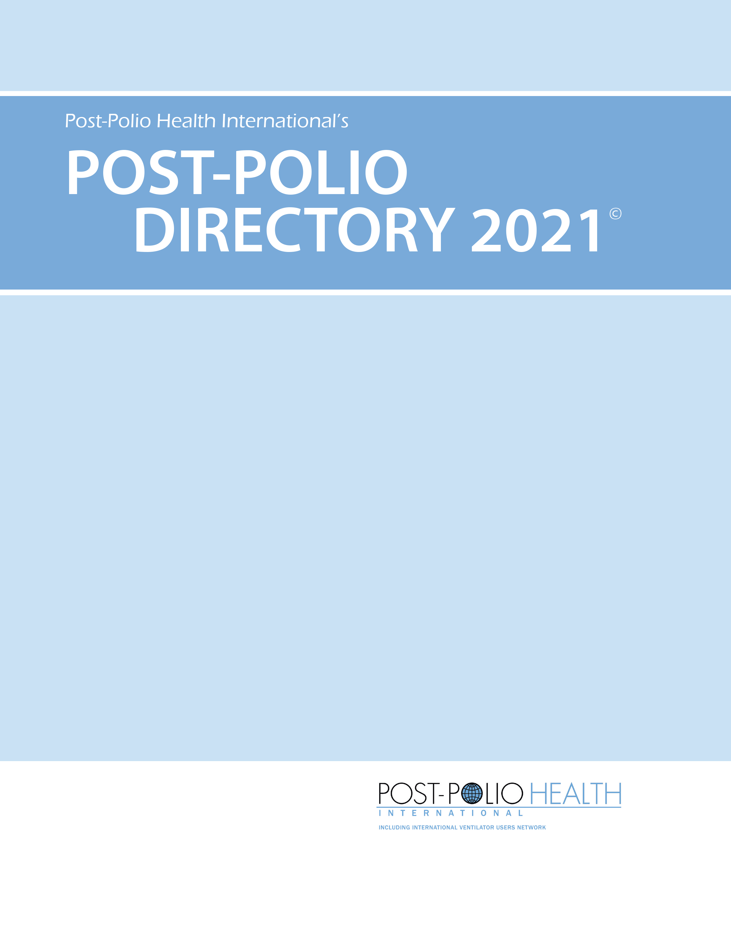 image of cover of post-polio directory