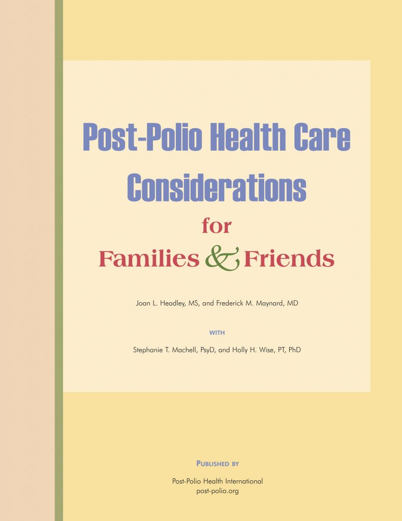 image of cover of post-polio directory