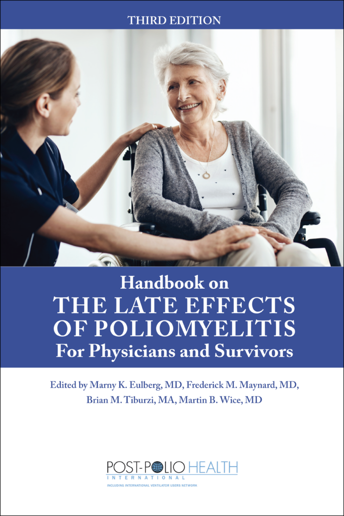 image of cover of handbook on the late effects of poliomyelitis